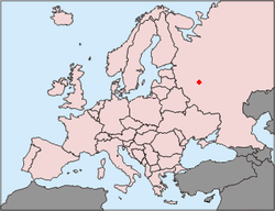 Moskva na mapě