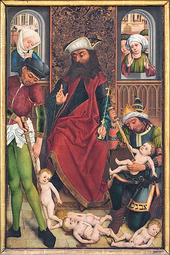 Картина «Избиение младенцев» из триптиха в церкви Святого Лаврентия, Нюрнберг