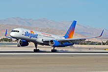 A former Allegiant Air Boeing 757-200 in 2012 N902NV (6913265593).jpg