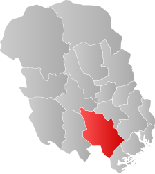 Drangedal - Carte