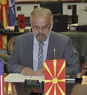 Talat Xhaferi Albanian politician of Macedonia