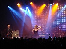 French performing while on tour in برزیل in 2009