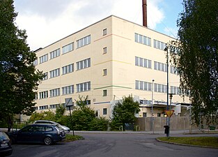 Beckers Nya färgfabriken, 2009 (byggnaden revs 2020).