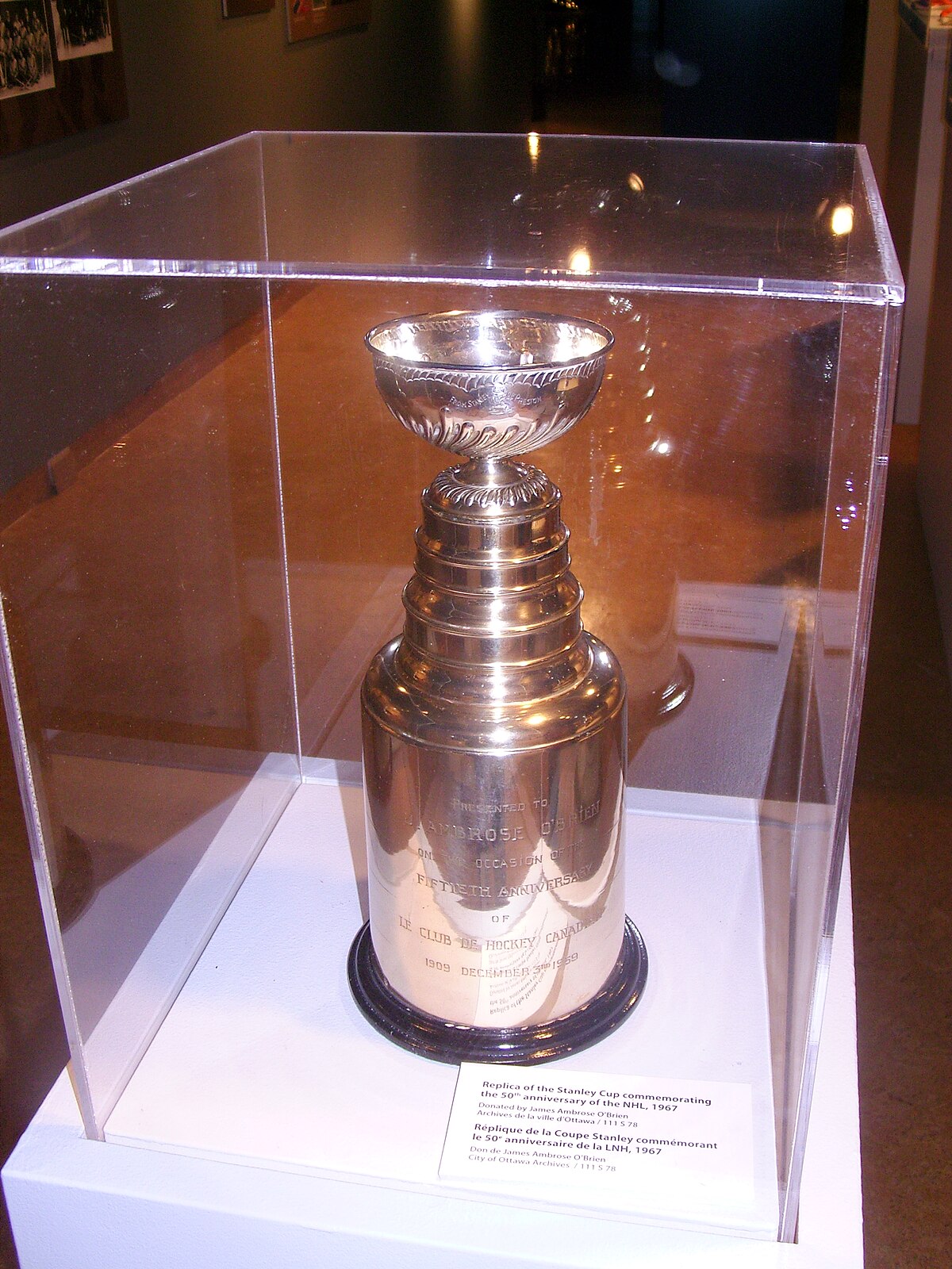 Original Stanley Cup - Presentation and Replica Stanley Cup 