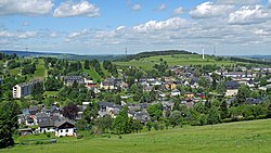 Skyline of Oberweißbach/Thüringer Wald