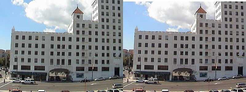 File:Ocean Center Building 3D, Downtown Long Beach, California, Pine Ave..jpg