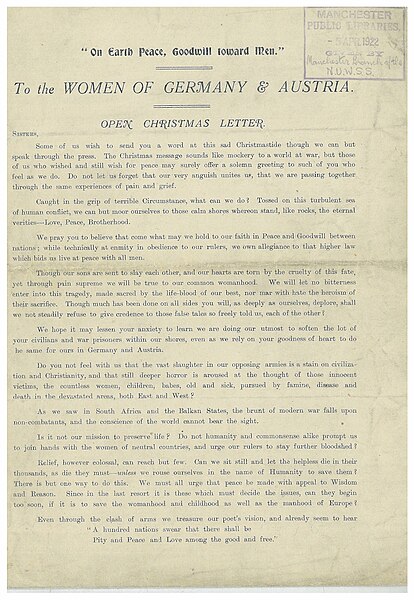 File:Open Christmas letter from the Suffragettes of Manchester, page 1 (11350583266).jpg