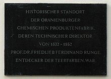 Runge plaque