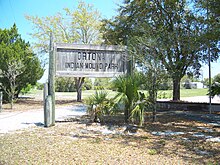 Ortona Indian Mound Park signage Ortona FL Indian Mound Park sign01a.jpg