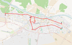karta retfale Gradski prijevoz putnika Osijek   Wikipedia karta retfale