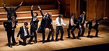 The Other Guys performing Ignition (Remix) at the Scottish A Cappella Championships in April 2014. OtherGuysSACC2014.jpg