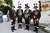 Men in traditional Tyrolean dress