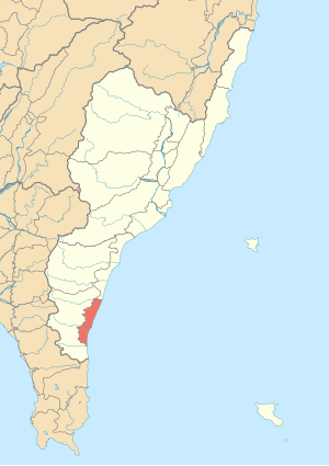 Palangoe - Tāibú - (Dawu, Taitung County).svg