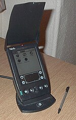 A Palm IIIc in its cradle. Palm IIIc.jpg