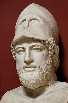 Bust of Pericles, marble Roman copy after a Greek original from c. 430 BC Pericles Pio-Clementino Inv269 n5.jpg