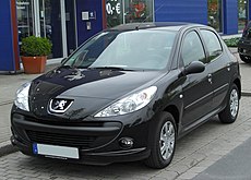 File:Peugeot 206+ 60 Generation – Frontansicht, 8. Juli 2012,  Düsseldorf.jpg - Wikipedia
