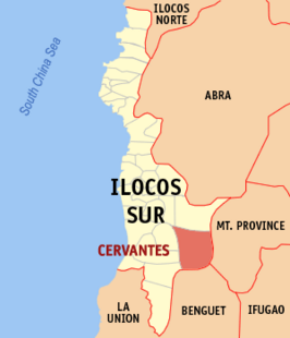Kaart van Cervantes