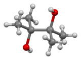 Bola-dan-stick model pinacol