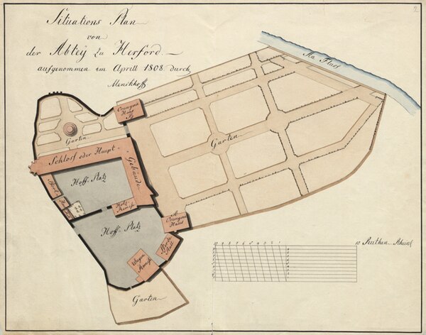 Plan of the Abbey (1808)