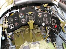 Green pedals in the floor of a Polikarpov I-15 Polikarpov I-15bis (cockpit).jpg