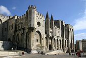 Pope palace Avignon by Rosier.jpg