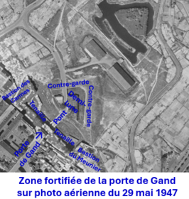 Ancienne zone fortifiée en 1947