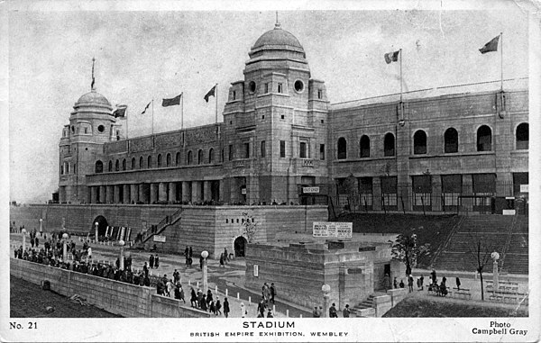Postcard depicting the "British Empire Exhibition" in 1924