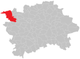 Lage von Ruzyně in Prag