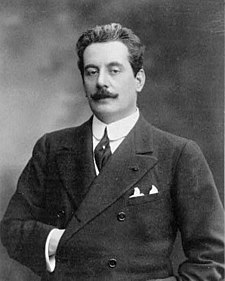 Giacomo Puccini en 1908.