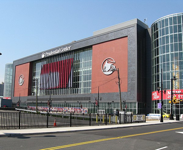 The event was held at the Prudential Center in Newark, New Jersey.