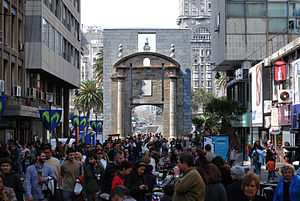 Uruguayan people, a melting pot. Puerta Ciudadela.jpg