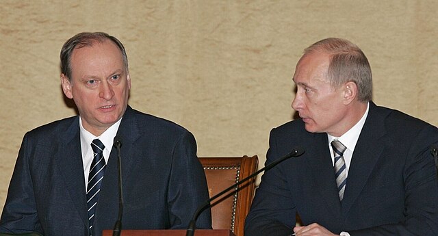 The report stated that the FSB operation to kill Litvinenko was probably approved by Nikolai Patrushev (left) and Vladimir Putin