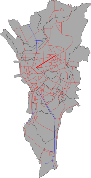 File:Quezon Avenue route map.svg