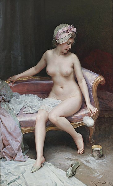 File:RAIMUNDO DE MADRAZO Y GARRETA - Después del baño (Museo del Prado, Madrid, c. 1895).jpg