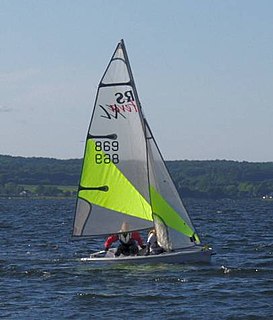 RS Feva International racing sailing dinghy