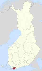 Raseborg – Localizzazione