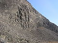 Columnar basalt in quarry at Radobýl