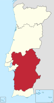 Thumbnail for File:Regiao do Alentejo in Portugal (plus mini area).svg