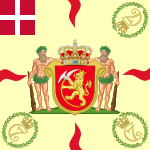 Resimen bendera norwegia Resimen Infanteri.svg