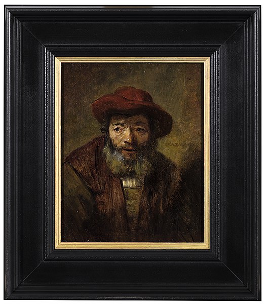 File:Rembrandt (navolger van) - Mannelijke tronie, Rabbi, - 1931.0120 - Groninger Museum.jpg