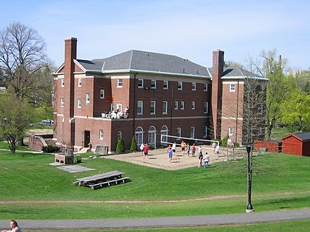 The RSE Clubhouse from the South Side near the "Freshman Hill" dorms