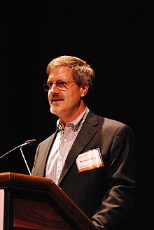 Richard Boly speaking at Wikimania 2012 in Washington, DC RichardBolyWikimania201202.JPG