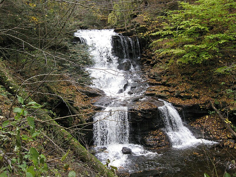 File:Ricketts Glen State Park Tuscarora Falls 4.jpg