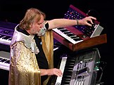 Future Yes member Rick Wakeman contributed piano