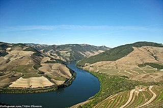 Douro River in Spain and Portugal