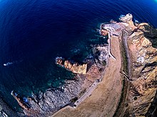 Rocce Rosse viste dall'alto