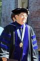 Roger Taylor, president of Knox College, Galesburg, Illinois, United States, in academic regalia