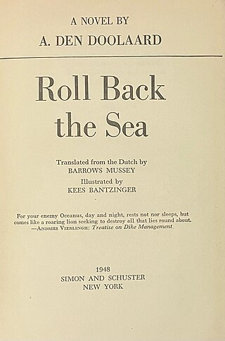 <i>Het verjaagde water</i> 1947 Dutch book about the reclamation of Walcheren