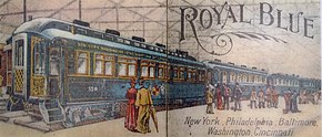 Royal Blue advertisement, c. 1898 Royal Blue Line ad.jpg