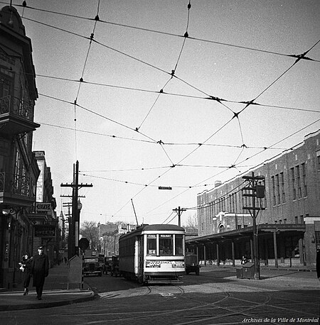 Rue Amherst vers 1937